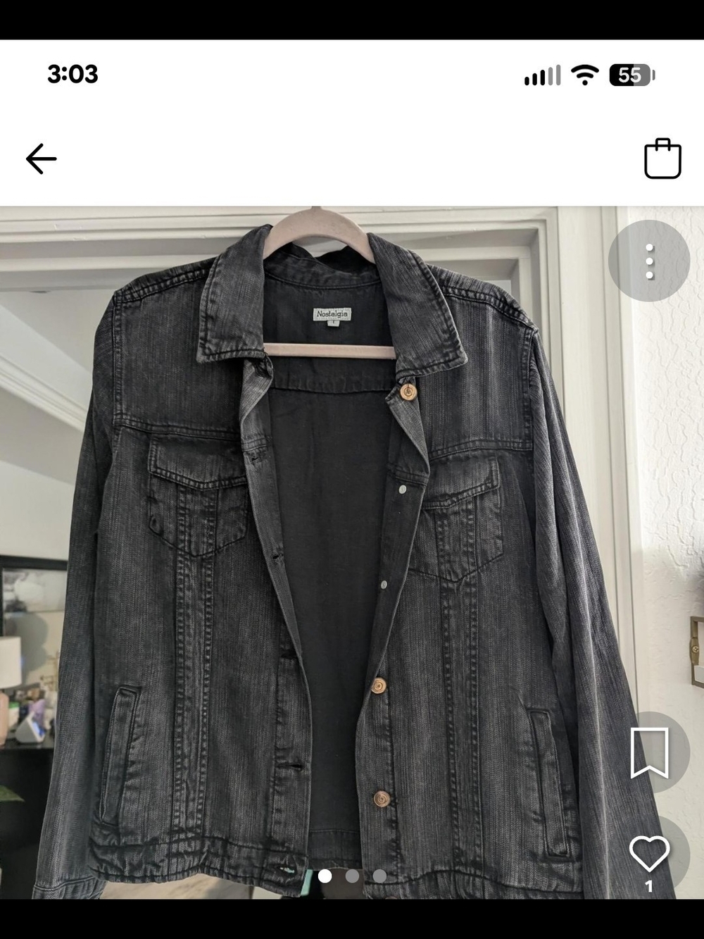 Madewell Washed Black Denim Jacket - Women's